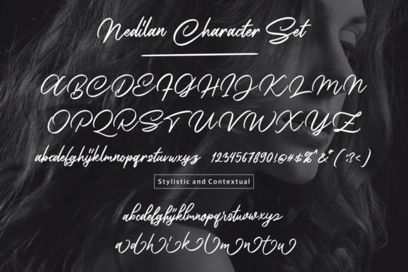 Nedilan Font Poster 8