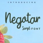 Negotar Font Poster 1