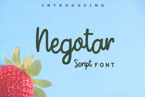 Negotar Font Negotar Font Poster 1