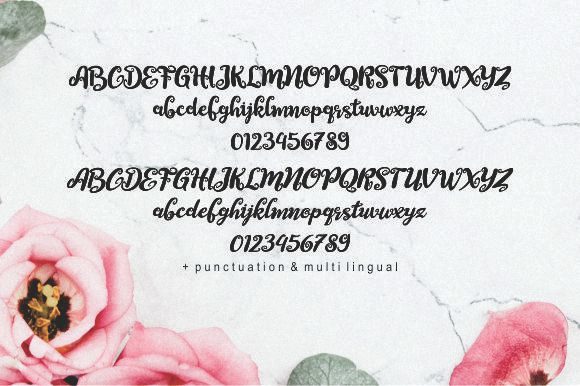 Neiva Flowers Font Poster 5