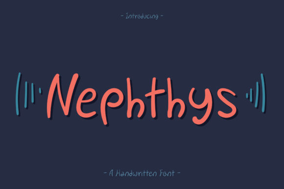 Nephthys Font Poster 1