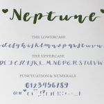 Neptune Font Poster 7