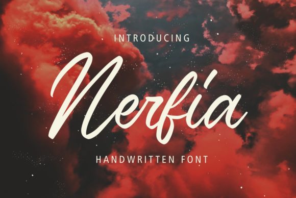 Nerfia Font Poster 1