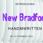 New Bradford Font Poster 1
