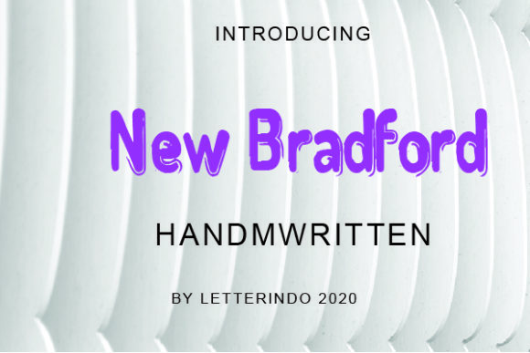 New Bradford Font Poster 1