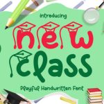 New Class Font Poster 1