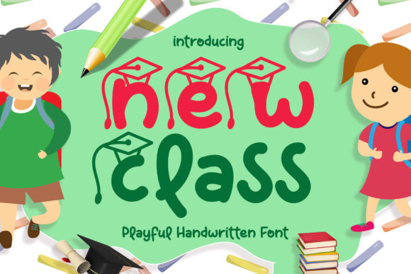 New Class Font Poster 1
