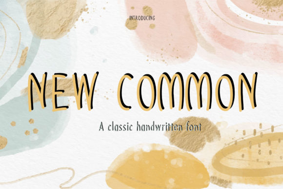 New Common Font Poster 1