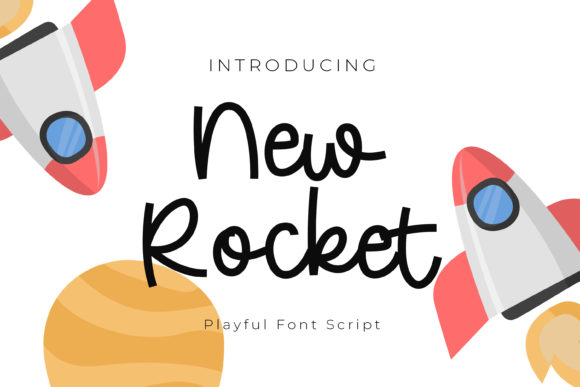 New Rocket Font Poster 1