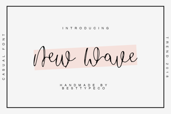 New Wave Font New Wave Font Poster 1