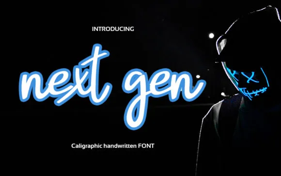 Next Gen Font Next Gen Font Poster 1