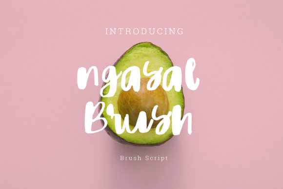 Ngasal Brush Font