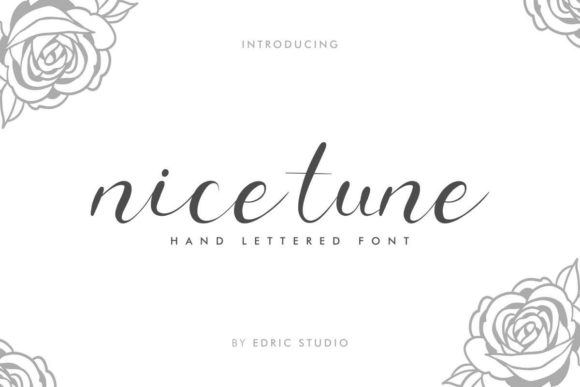 Nice Tune Font Poster 2