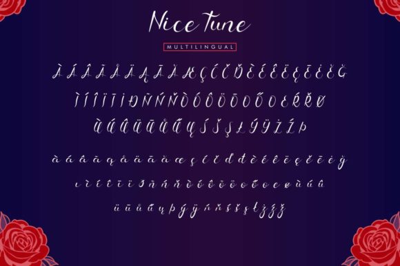 Nice Tune Font Poster 7