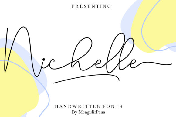 Nichelle Font Poster 1