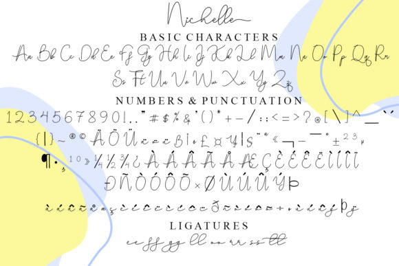Nichelle Font Poster 6