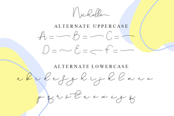 Nichelle Font Poster 8