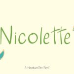 Nicolette Font Poster 1