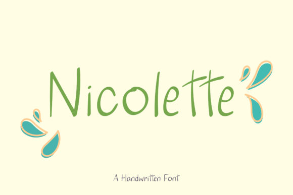 Nicolette Font Poster 1