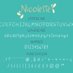 Nicolette Font Poster 3