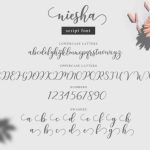 Niesha Font Poster 5