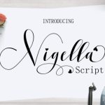 Nigella Font Poster 1