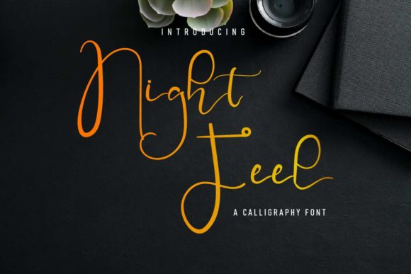 Night Feel Font Poster 1
