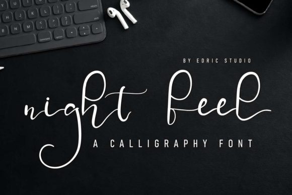 Night Feel Font Poster 2