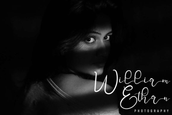 Night Feel Font Poster 3