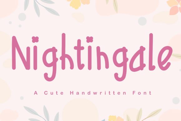 Nightingale Font Poster 1