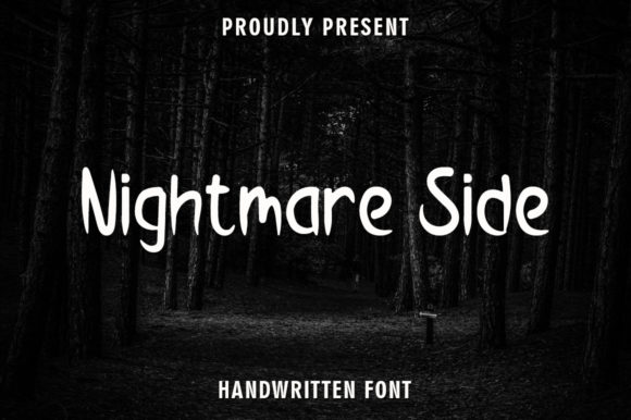 Nightmare Side Font Poster 1
