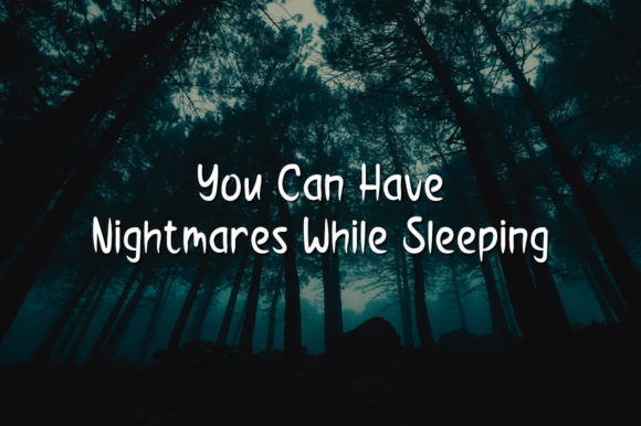 Nightmare Side Font Poster 3