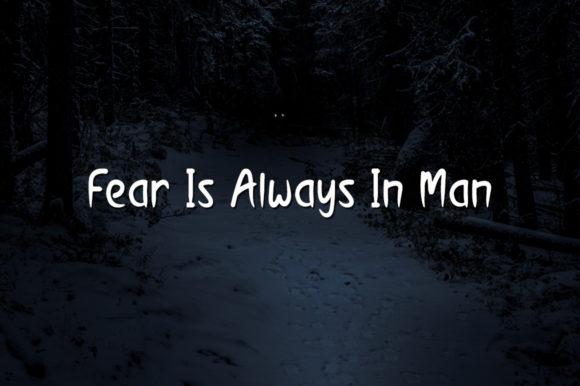 Nightmare Side Font Poster 4