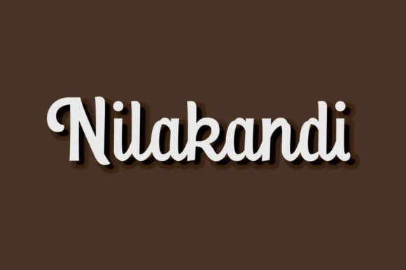 Nilakandi Font Nilakandi Font Poster 1