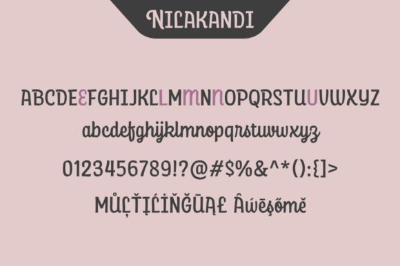 Nilakandi Font Poster 8