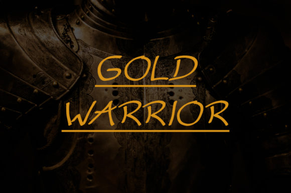 Ninja Warrior Font Poster 4