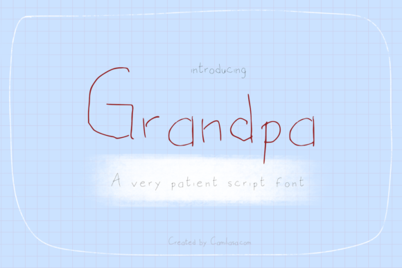 Nonna + Grandpa Font Poster 6