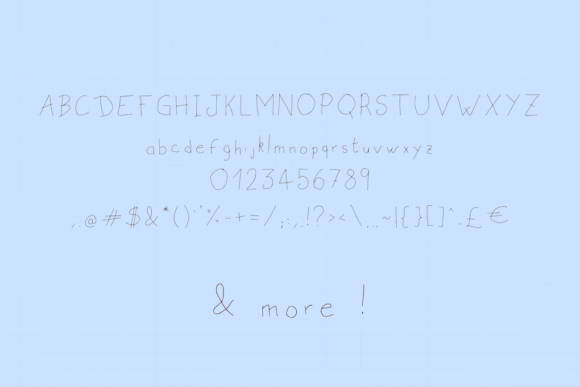 Nonna + Grandpa Font Poster 7