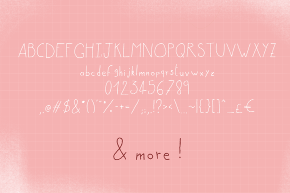 Nonna + Grandpa Font Poster 9