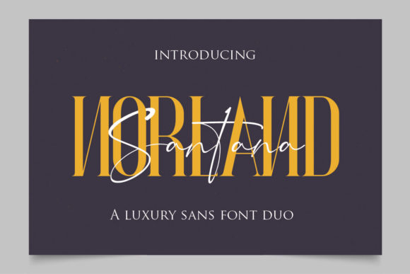 Norland Santana Font Poster 1