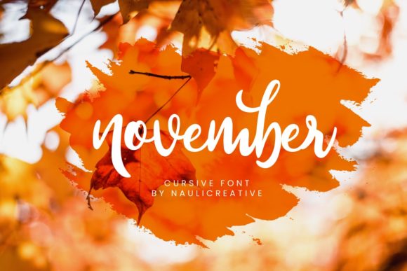 November Font Poster 1