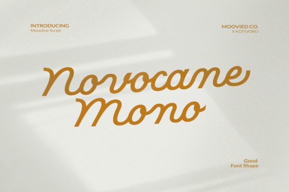 Novocane Mono Font