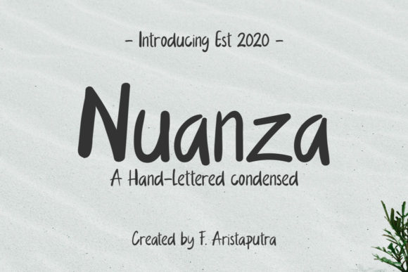 Nuanza Font Poster 1