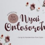 Nyai Ontosoroh Font Poster 1