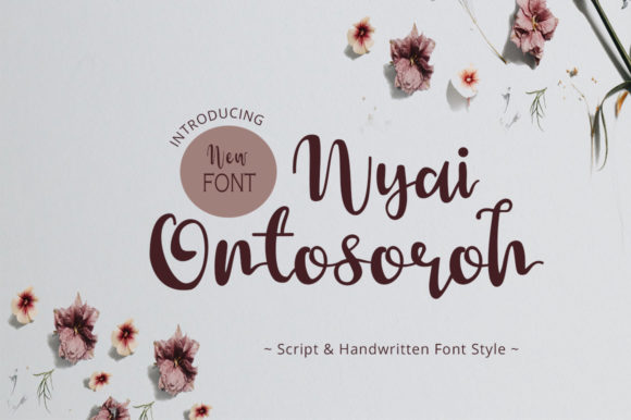 Nyai Ontosoroh Font Poster 1