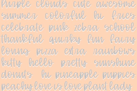 Oatmeal Cookie Font Poster 3