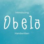 Obela Font Poster 1