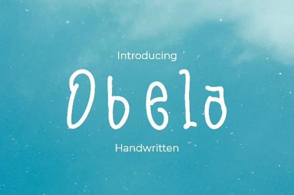 Obela Font Poster 1