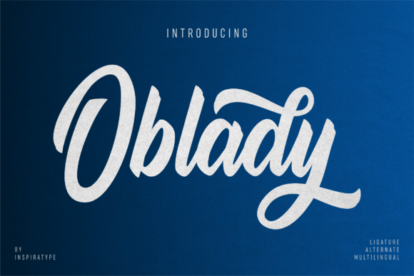 Oblady Font