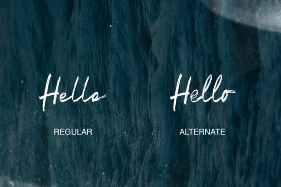 Ocean Dream Font Poster 2